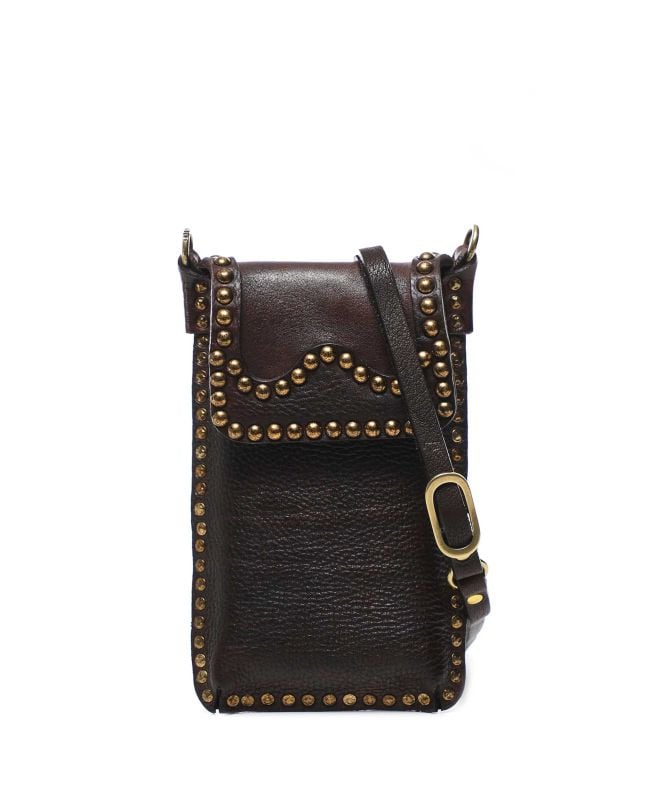 Campomaggi Rivet Detail Phone Pouch