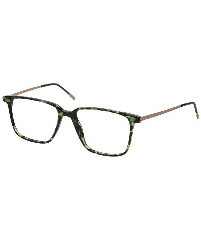 Moleskine MO1109 72 Olive Havana and Gold Optical Glasses