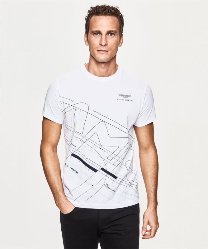 Hackett AMR Geometric T-Shirt
