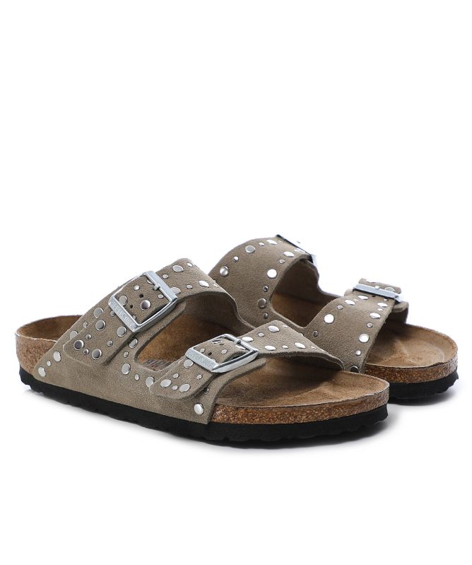 Birkenstock Arizona Rivet Suede Sandals