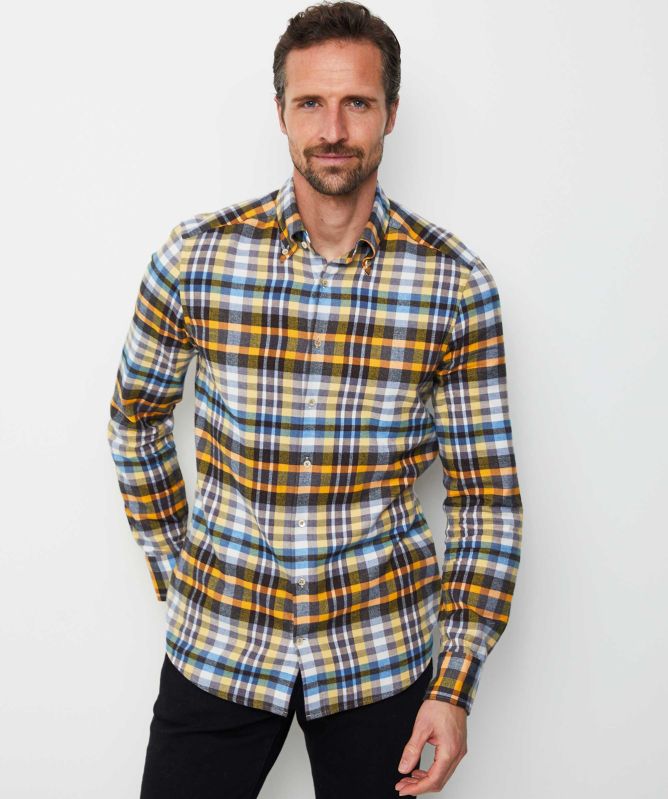 Stenstroms Slimline Check Flannel Shirt