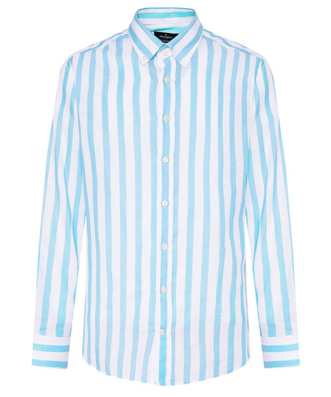 Hackett Slim Fit Butcher Stripe Shirt