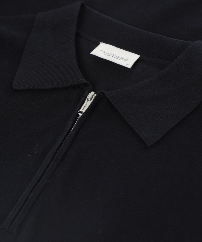 Profuomo Polo Half Zipper Sweater