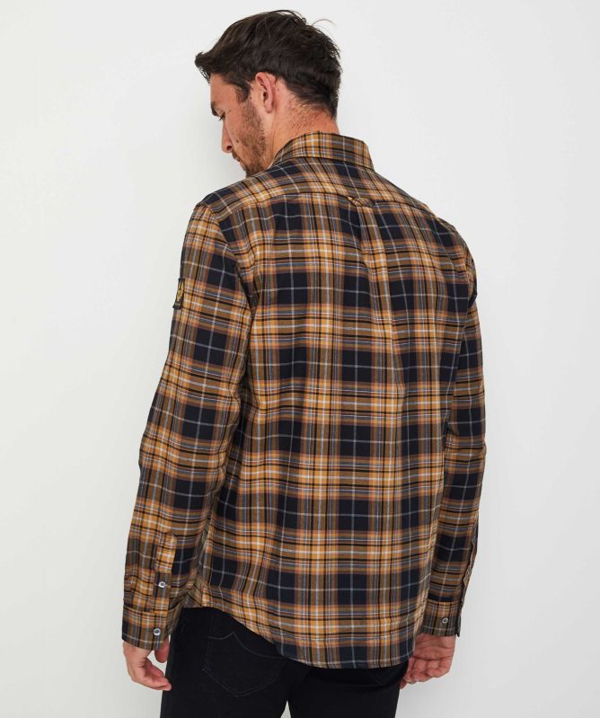 Belstaff Plaid Check Scale Shirt