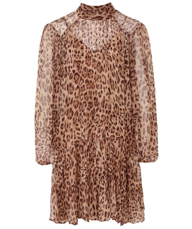 RIXO Anaya Tiered Mini Dress