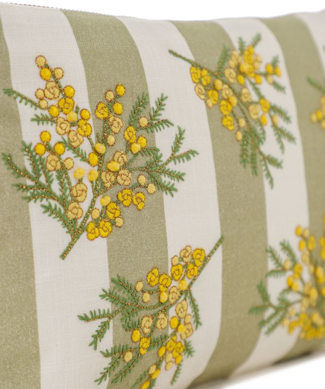 Elizabeth Scarlett Mimosa Stripe Printed Everyday Pouch