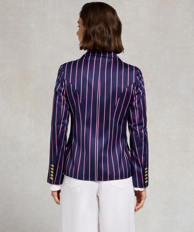 Holland Cooper Knightsbridge Wide Stripe Blazer