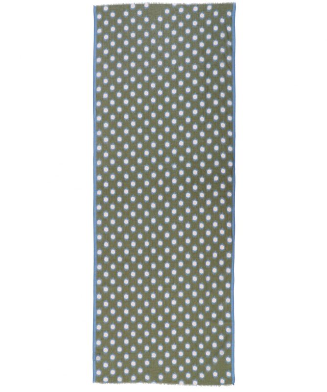 Hartford Cotton Polka Print Scarf