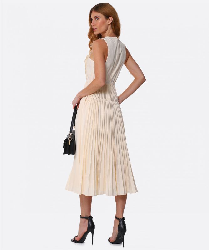 Self-Portrait Scallop Midi Dress
