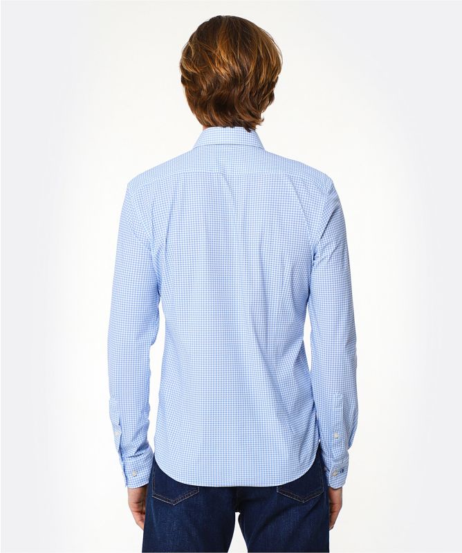 Thomas Maine Tailored Fit Houndstooth Roma Shirt