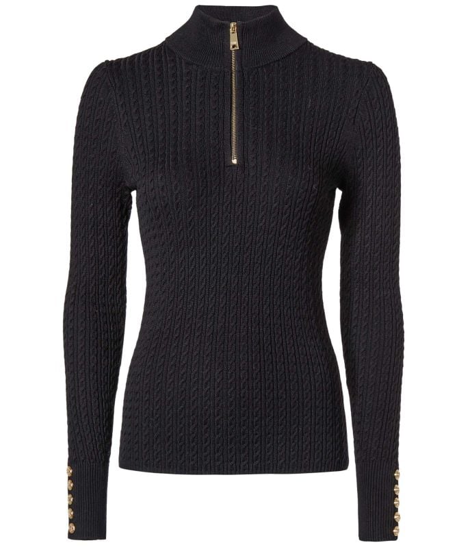 Holland Cooper Ava Quarter Zip Knit Jumper