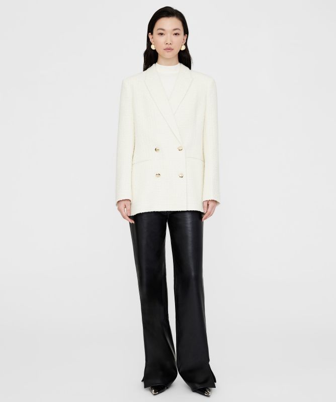 Anine Bing Jasmine Double-Breasted Blazer