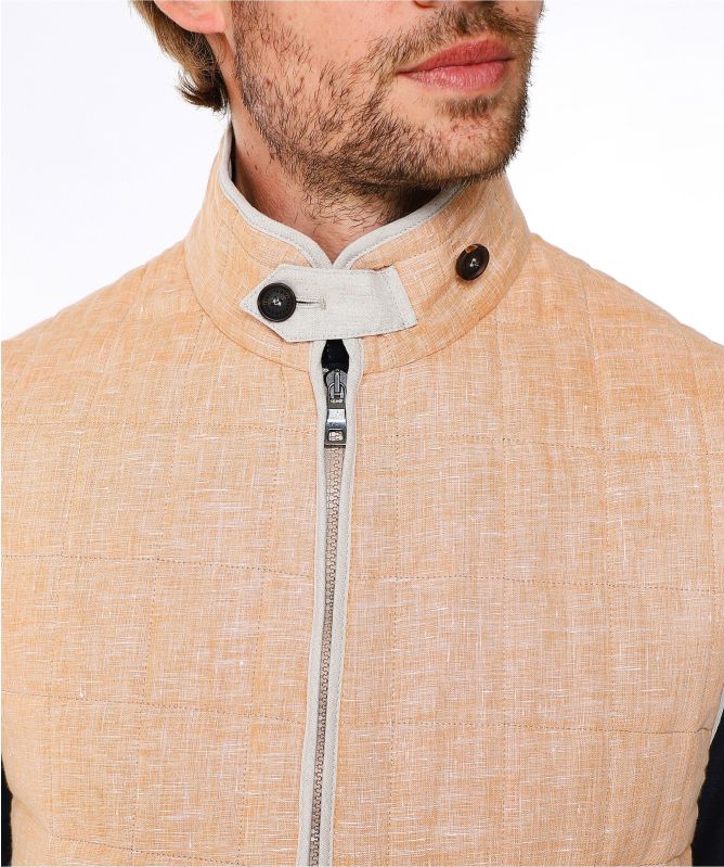 Waterville Linen Box Quilted Gilet