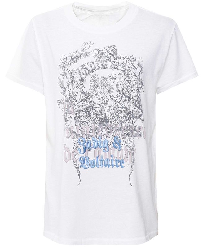 Zadig and Voltaire Walk Skull Reaper T-Shirt