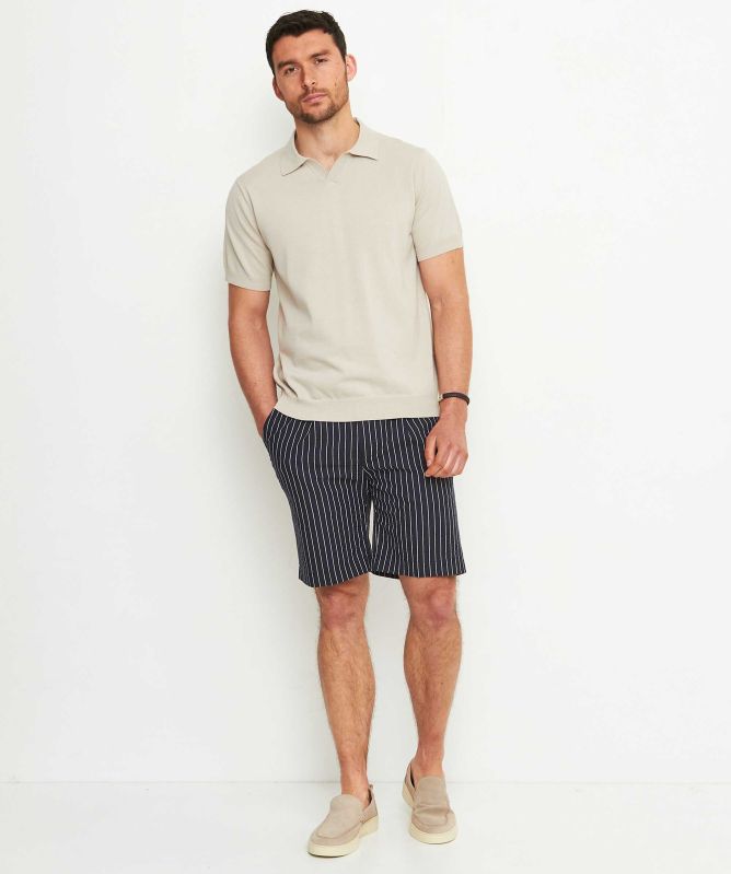 Thomas Maine Open Collar Polo Shirt