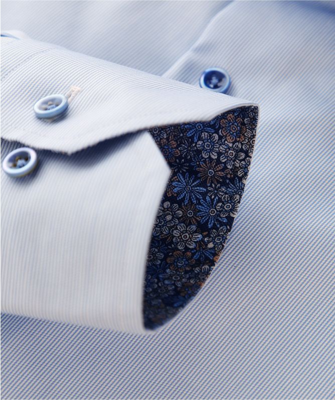Stenstroms Fitted Body Pinstripe Shirt