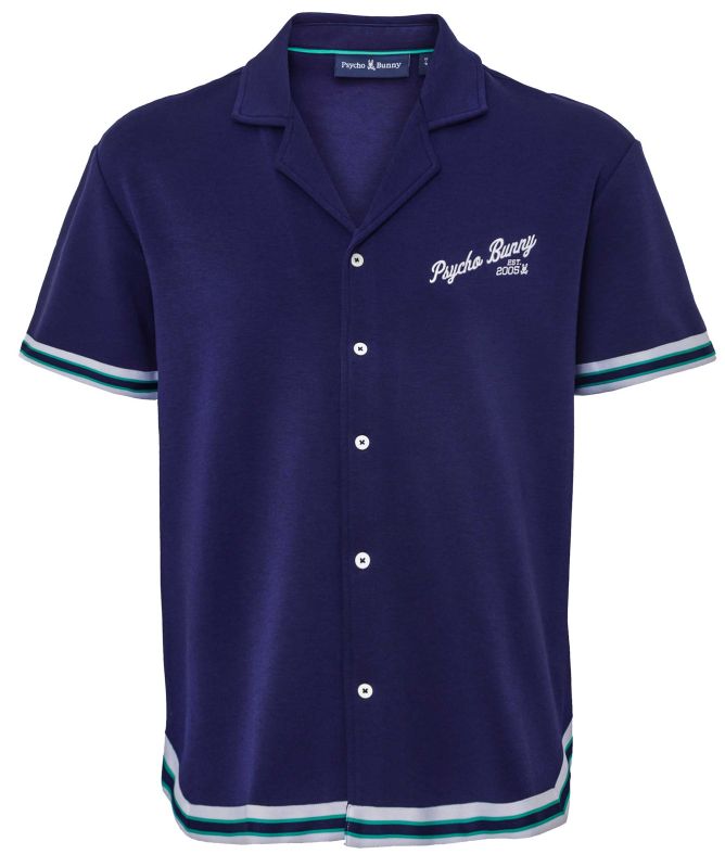 Psycho Bunny Basil Camp Collar Shirt