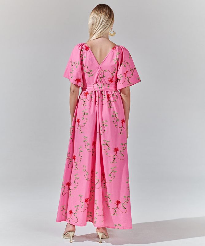 Hayley Menzies Birds of Utopia Kimono Maxi Dress