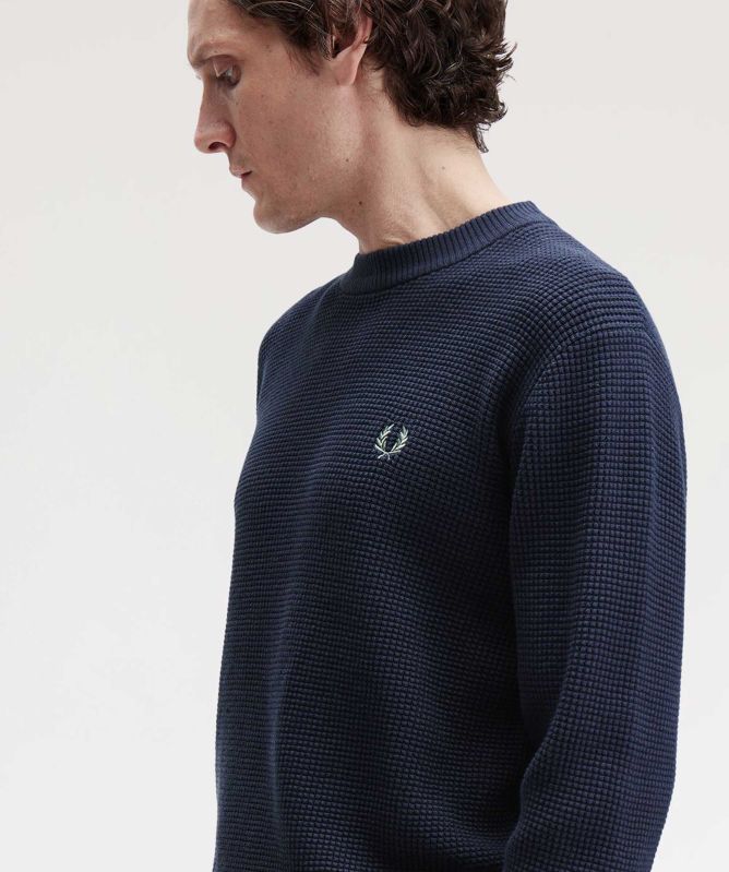 Fred Perry Waffle Stitch Jumper