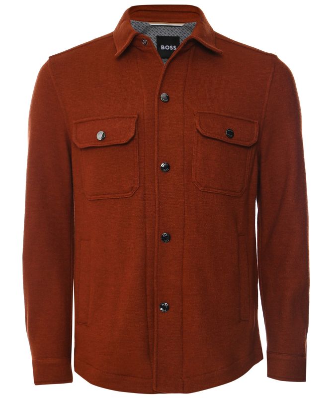 BOSS Virgin Wool C-Carper Overshirt