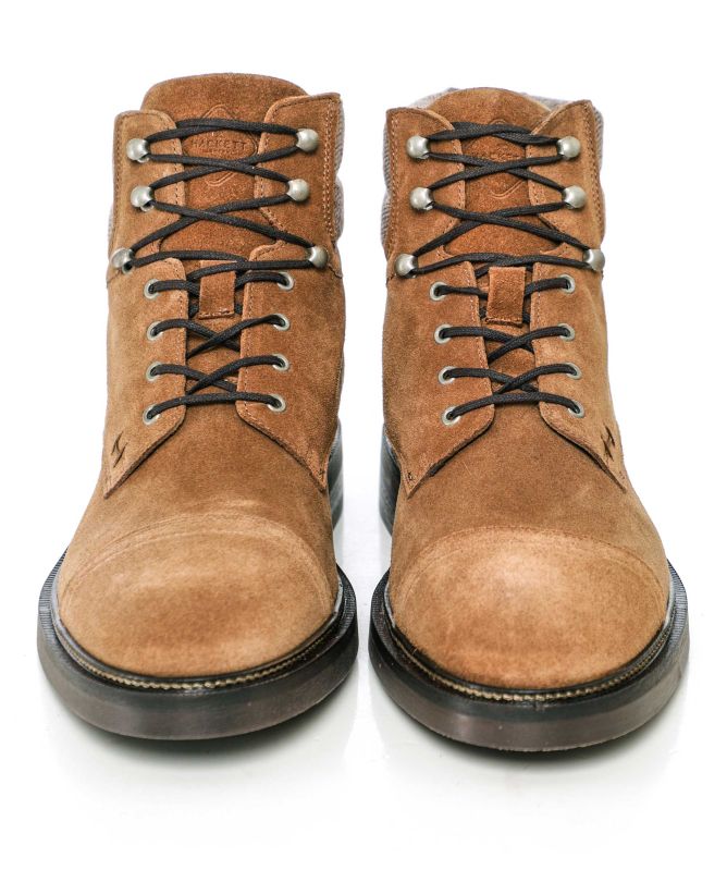 Hackett Suede Lace-Up Egmont Boots