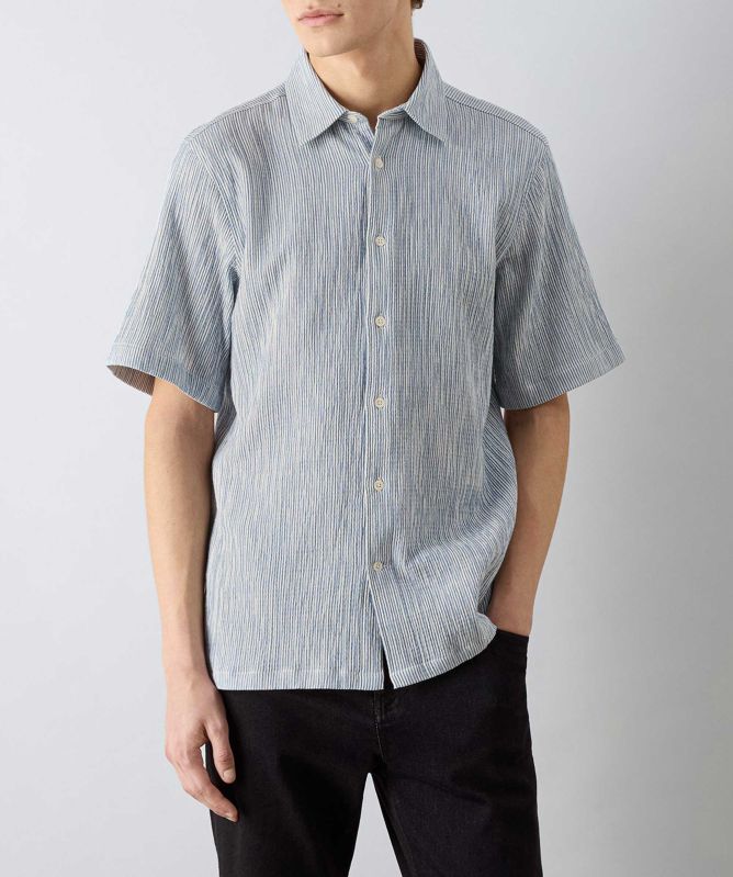 Oliver Sweeney Somerton Cotton Short-Sleeved Shirt