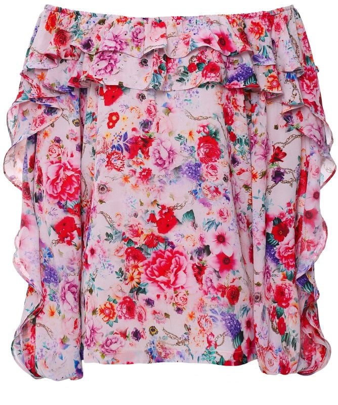 Inoa Silk Flamenco Top