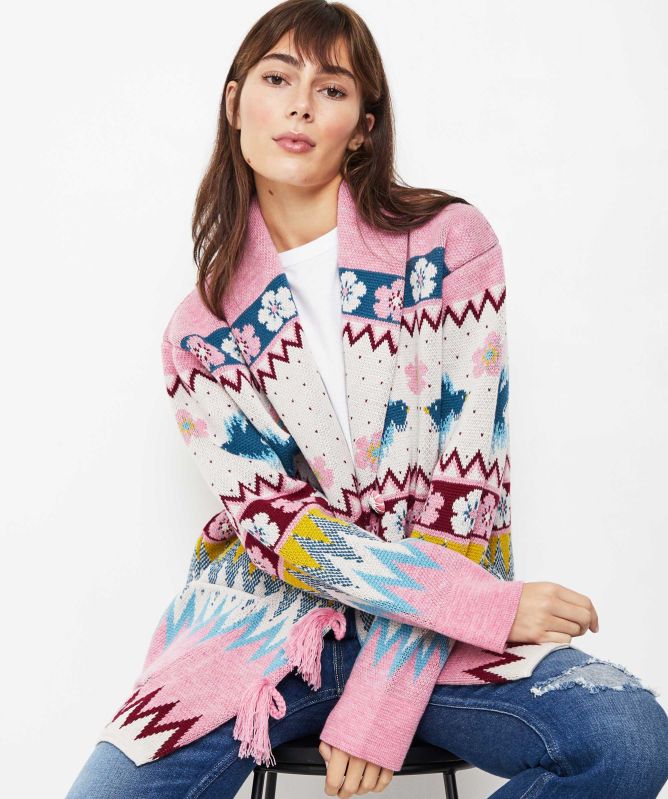 Hayley Menzies Merino Charming Birds Cardigan