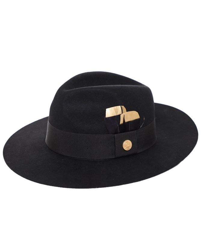 Holland Cooper Wool Feather Trilby Hat