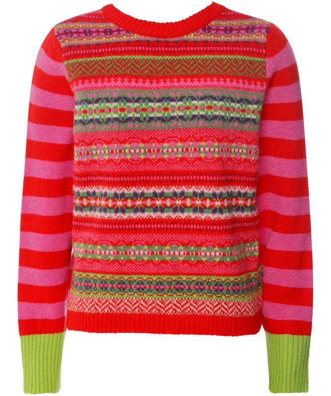 ERIBÉ Stobo Fairisle Reversible Jumper