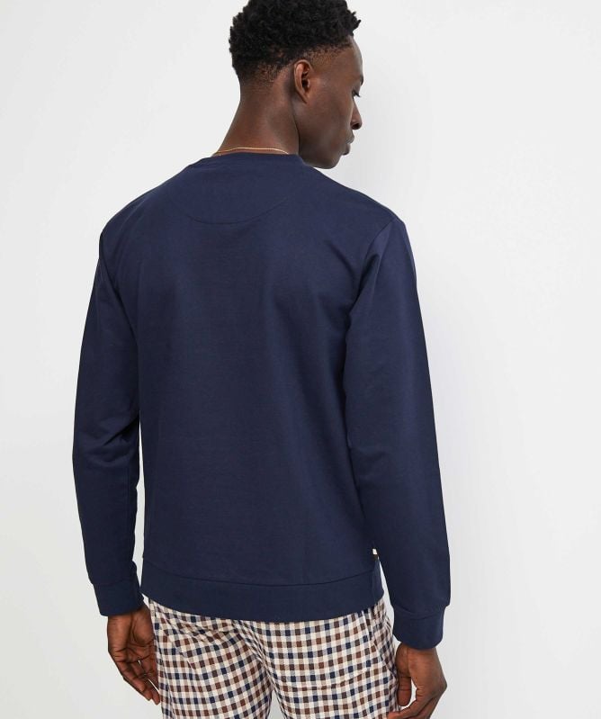 Aquascutum Check Pocket Sweatshirt