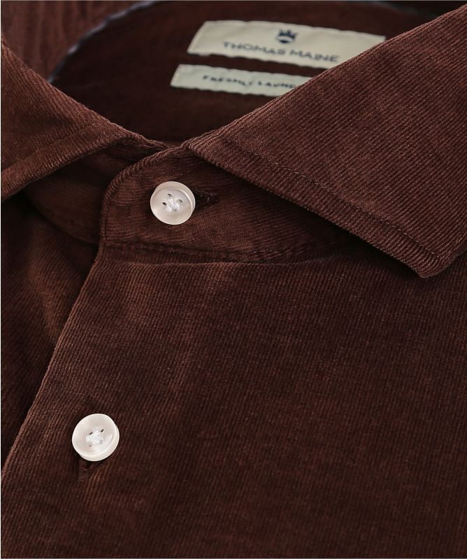 Thomas Maine Tailored Fit Baby Cord Shirt