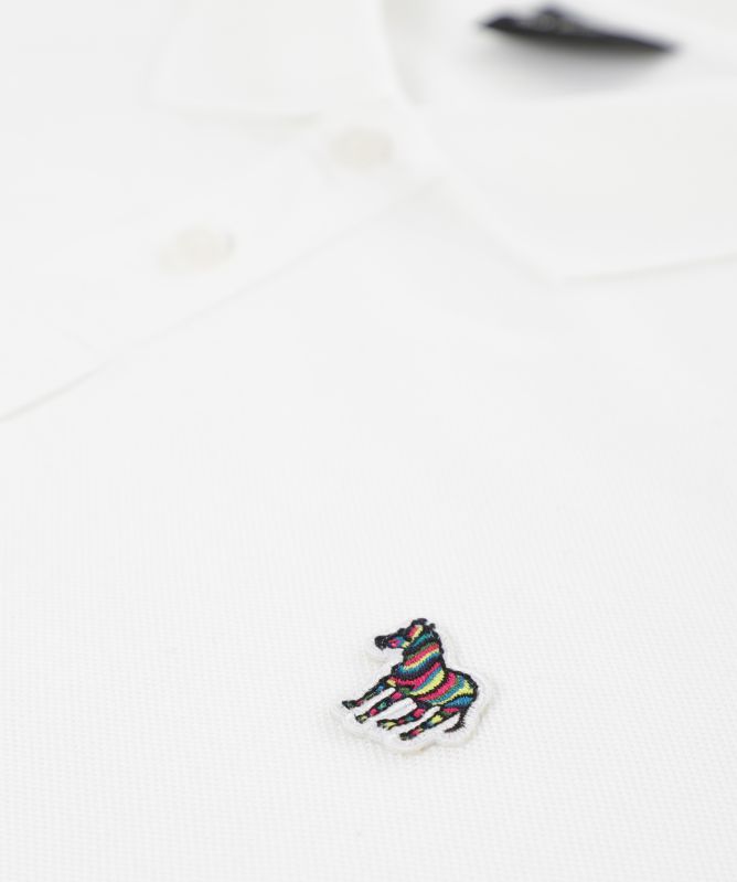 Paul Smith Cotton-Piqué Zebra Logo Polo Shirt