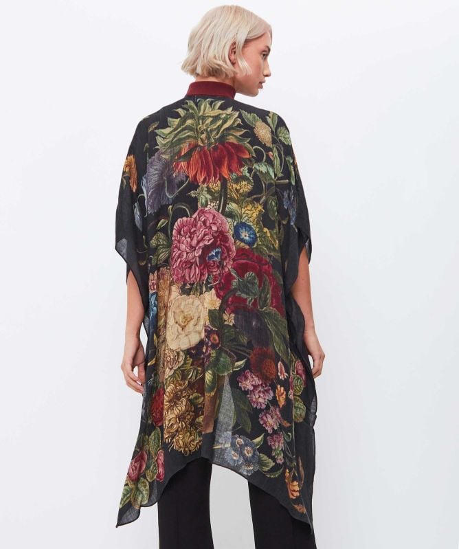 One Hundred Stars Primula Black Wool Throwover