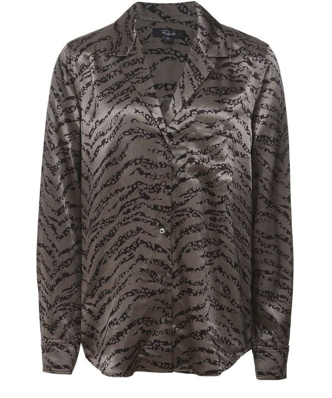Rails Rebel Tiger Print Shirt