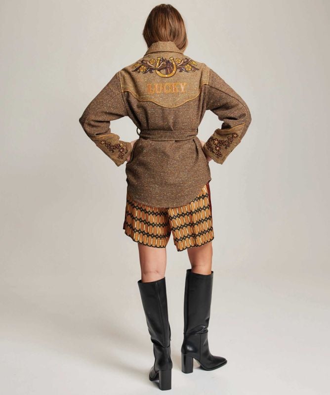 Me369 Juliette Rodeo Pleated Shorts