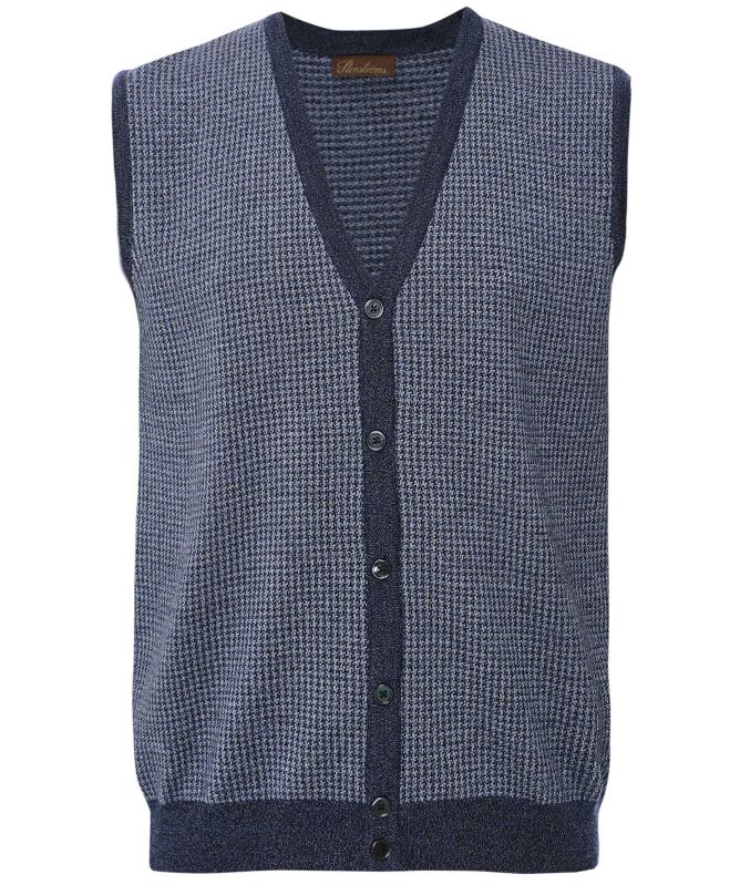 Stenstroms Merino Houndstooth Vest