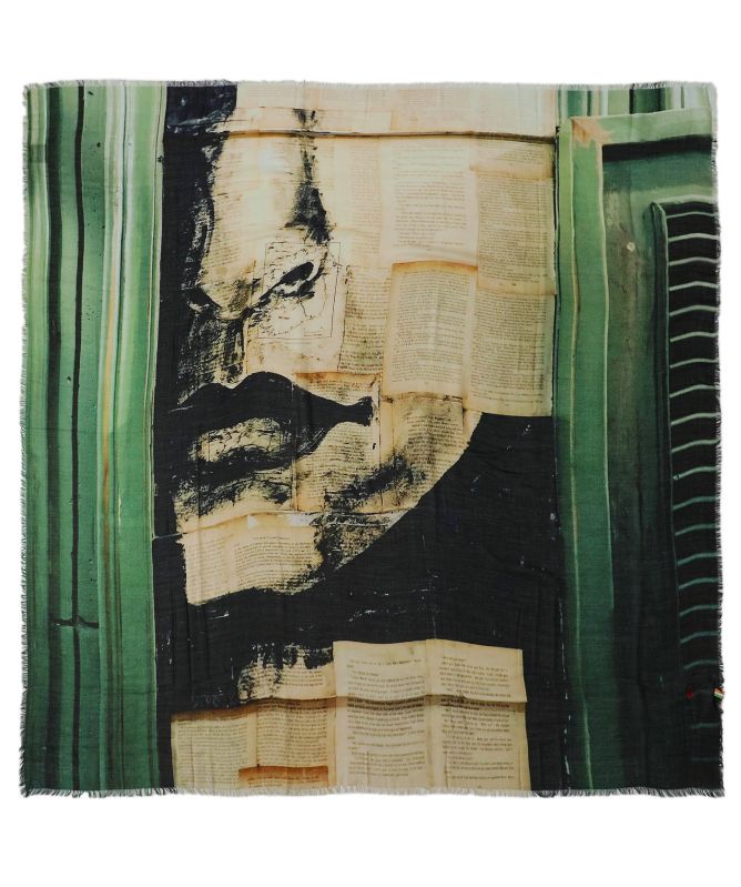 Talking Walls Ela Talking Door Silk Scarf