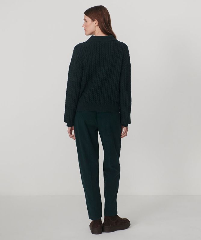 Varley Dottie Polo Knit Sweater