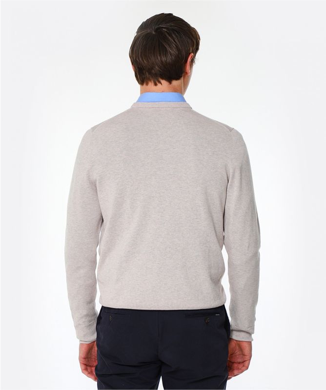 Hackett Cotton Silk Crew Neck Sweater