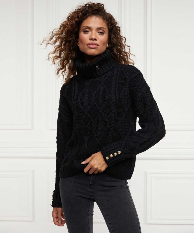 Holland Cooper Noveli Cable Knit Jumper