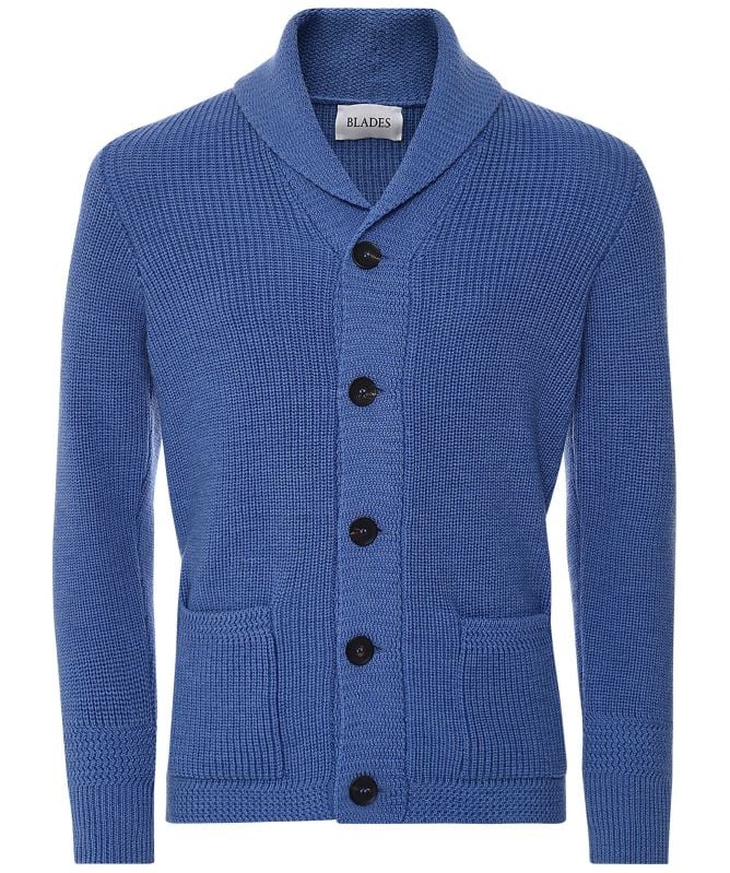 J. Blades Merino Wool Shawl Cardigan