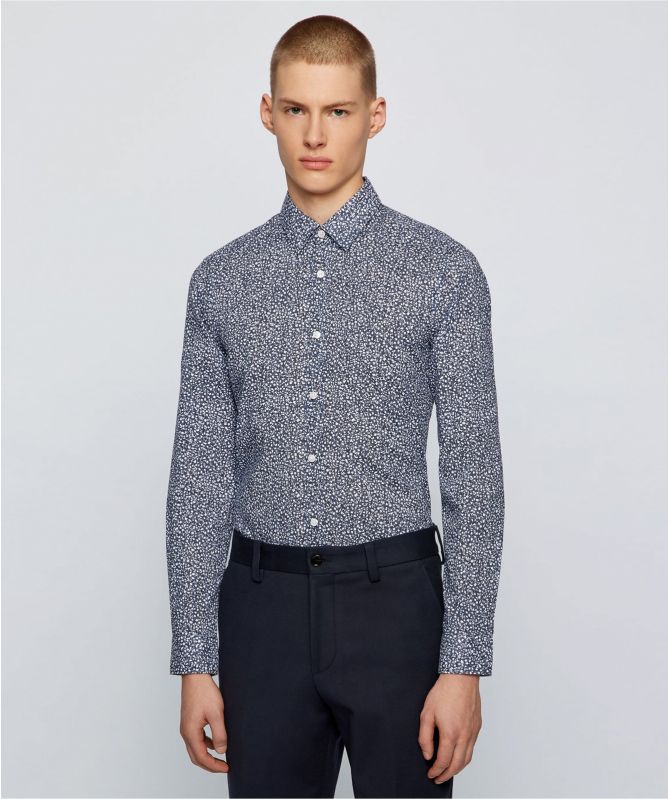 BOSS Regular Fit Floral Lukas_53 Shirt