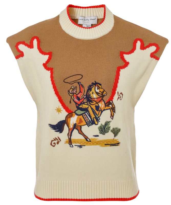 Never Fully Dressed Cowgirl Ro Knitted Tank