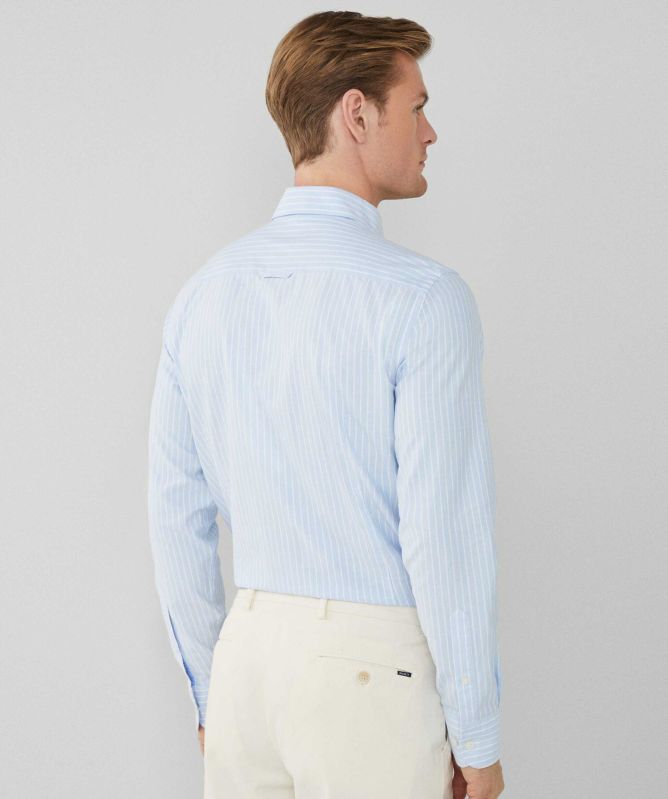 Hackett Slim Fit Striped Oxford Shirt