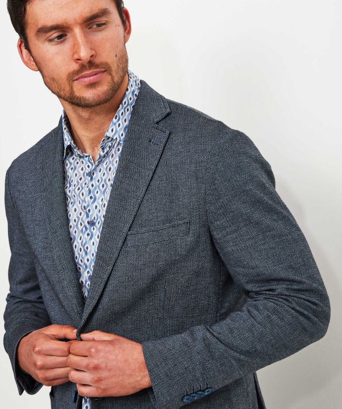 Seinse Unlined Cotton Blazer
