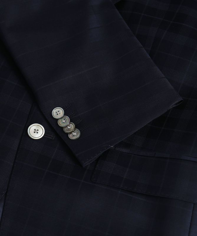 BOSS Slim Fit 2 Piece Check H-Huge Suit