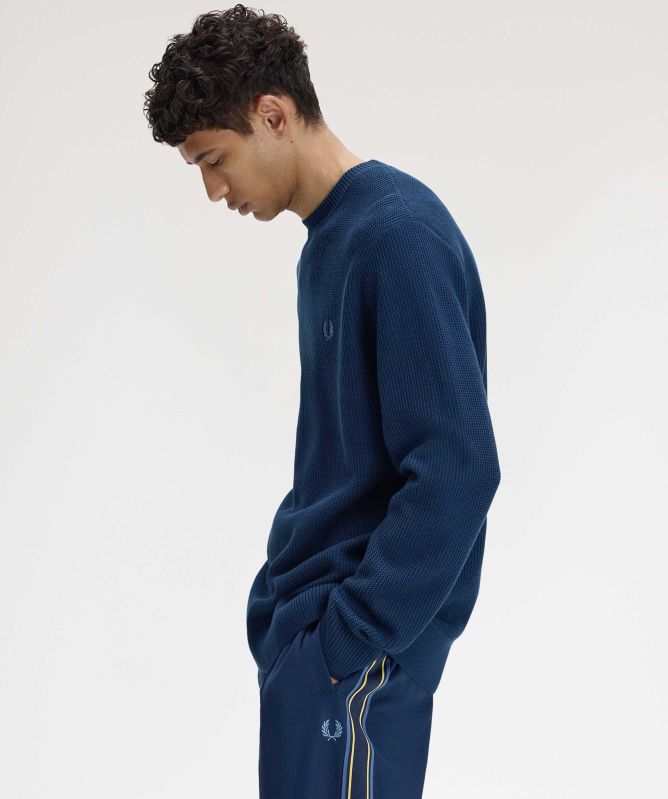 Fred Perry Textured Crew Sweater