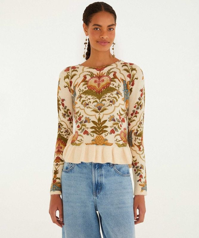 FARM Rio Majestic Hearts Jumper