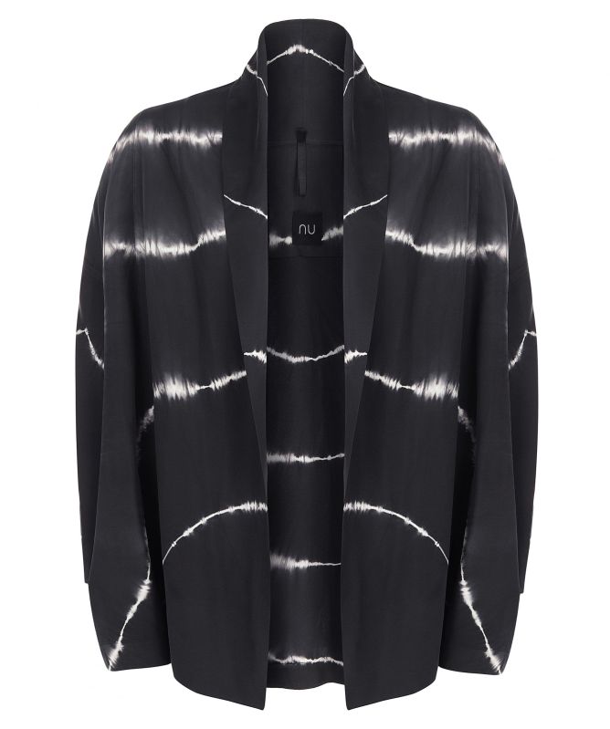 NU London Silk Tie Dye Jacket
